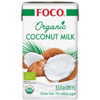 Кокосовое молоко FOCO ORGANIC Tetra Pak 250мл.
