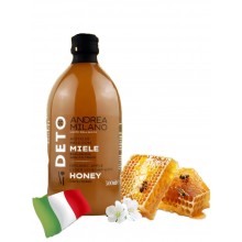 DETO ANDREA MILANO Уксус яблочный с мёдом Organic нефильтрованный Италия 500мл