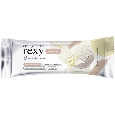 Protein REX Rexy young Батончик протеиновый "Ванильное мороженое" 35 гр.