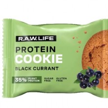 R.A.W. LIFE Протеиновое печенье без сахара Cookie Protein Чёрная смородина 50 гр.