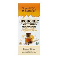 Прополис с маточным молочком на оливковом и кедровом масле Smart Bee 100мл