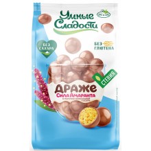 Драже "Умные Сладости" амарантовые в молочно-шоколадной глазури 50 гр