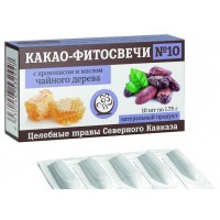 ЦТСК Какао-фитосвечи №10 Противоинфекционные 10 шт.