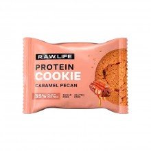 R.A.W. LIFE Протеиновое печенье без сахара Cookie Protein Карамельный пекан 50 гр.