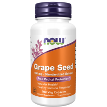 NOW Grape Seed 100 mg. 100 капсул