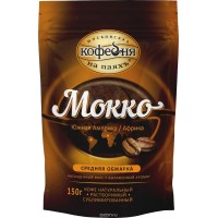 МКП МОККО Кофе натуральный растворимый сублимированный пакет 150 гр.