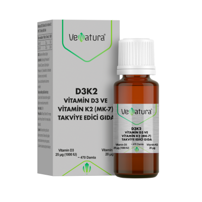 Venatura БАД витамины D3 и K2 1000 IU 20 мг.
