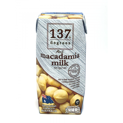 137 Degrees Молоко из ореха макадами обогащённое витаминами и кальцием 180мл