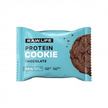 R.A.W. LIFE Протеиновое печенье без сахара Cookie Protein Шоколад 50 гр.