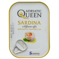 Adriatic Queen Сардины в растительном масле 105 гр