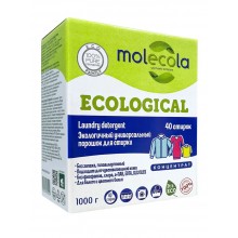 Molecola Экологичный универсальный порошок для стирки концентрат 1 кг.