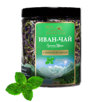Предгорья Белухи Иван-Чай сушёные цветы с мятой 80 гр.