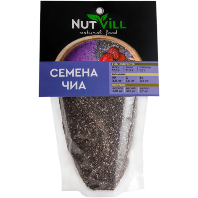 NUTVILL Семена чиа 200гр