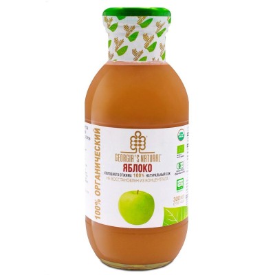 ORGANIC GEORGIAS NATURAL Яблочный сок 300 мл