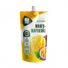 Fit Active Топпинг без сахара со вкусом Манго-маракуйя, 200 гр.