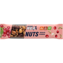 REX NUTS Батончик ореховый протеиновый "кешью-клюква" 20% 40гр.