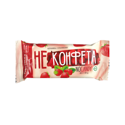 MULTIBAR Батончик низкоуглеводный "Не Конфета" КЛУБНИКА 40 гр.