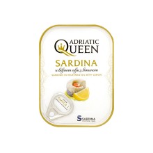 Adriatic Queen Сардины в растительном масле с лимоном  105 гр.