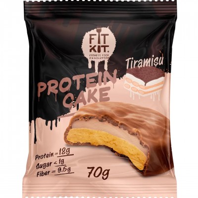 Fit Kit протеиновое пирожное Protein CAKE ТИРАМИСУ 70гр