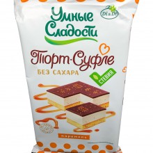 Di&di Торт "Суфле со вкусом карамели" в глазури со стевией 190 гр.