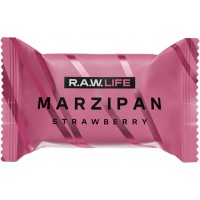 R.A.W. LIFE Батончик ореховый, Marzipan Wild Strawberry 19 г