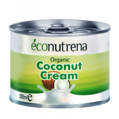 Econutrena Органические кокосовые сливки 22% 200мл