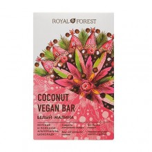 Royal Forest Шоколад Белый Vegan Raspberry Coconut Bar 50 гр.