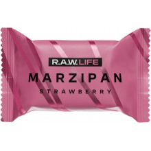 R.A.W. LIFE Батончик ореховый, Marzipan Wild Strawberry 19 г