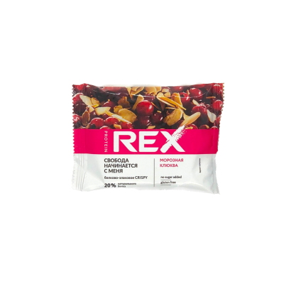 Protein REX Хлебцы протеино-злаковые "морозная клюква" 55гр