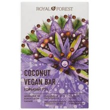 Royal Forest Шоколад Горький Vegan Coconut Bar 50 гр.