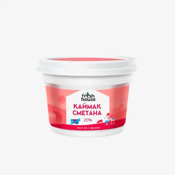 Fresh House Сметана 20% 200 гр.