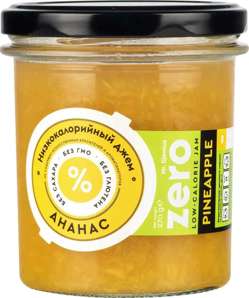 Джем Zero Ананас 270гр