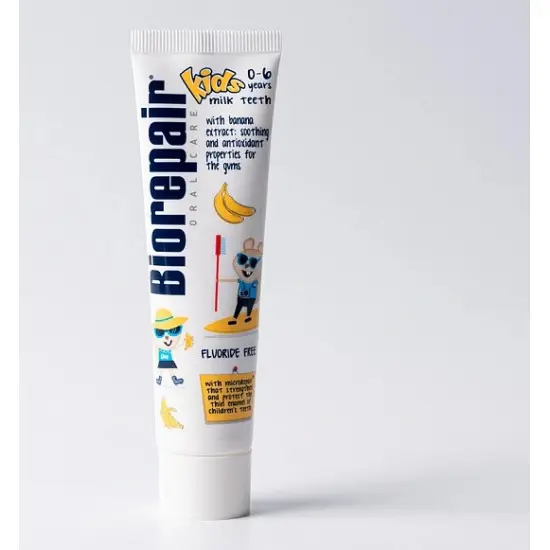 Biorepair 0-6 жас аралығындағы балаларға арналған тіс пастасы (банан) 50 мл.