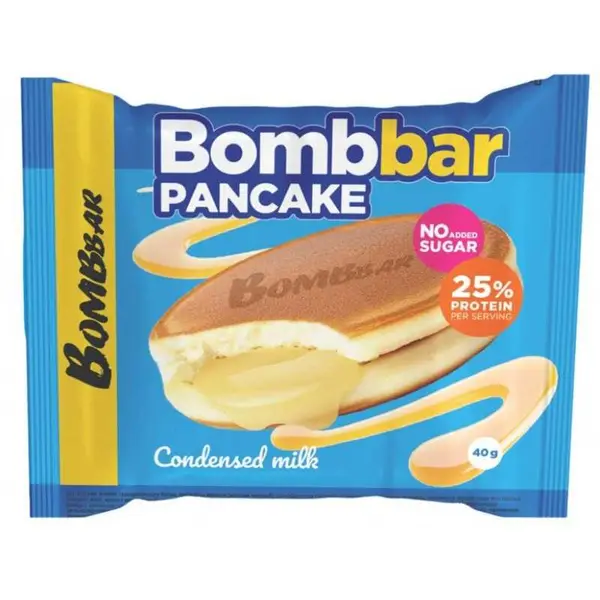 BOMBBAR Панкейк неглазированный с начинкой СГУЩЁНКА 40гр.
