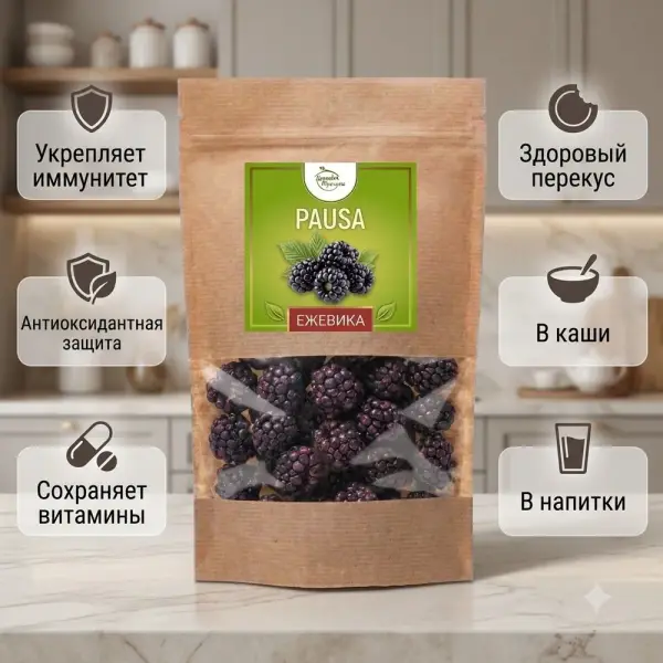 PAUSA Ягода Ежевики сублимированная 30 гр