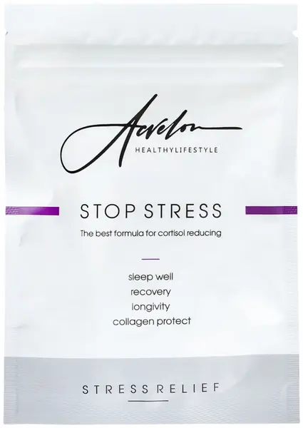 Acvelon Stop Stress Relief / комплекс для борьбы со стрессом и бессонницей , 20 жевательных пластинок