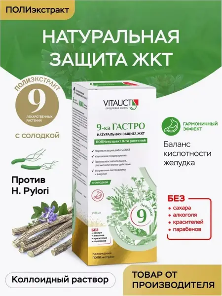 VITAUCT 9-ка Гастро 250мл