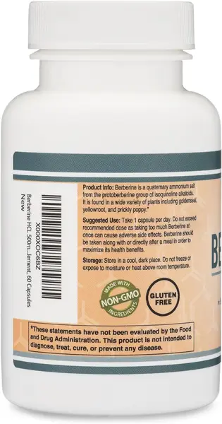 Double Wood Supplements Berberine 60 cap.