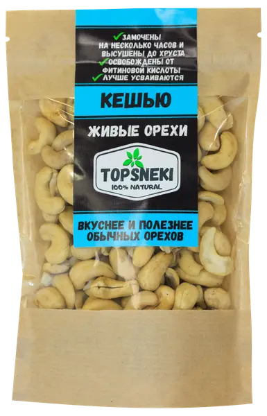 TOPSNEKI Орехи кешью 70гр.