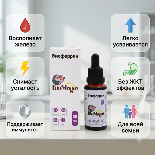 Bio Magic Биоферрин 30 мл.