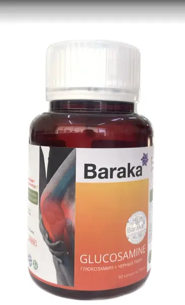 Baraka Джоинтсейв Glucosamine Глюкозамин+масло черного тмина 90 капсул
