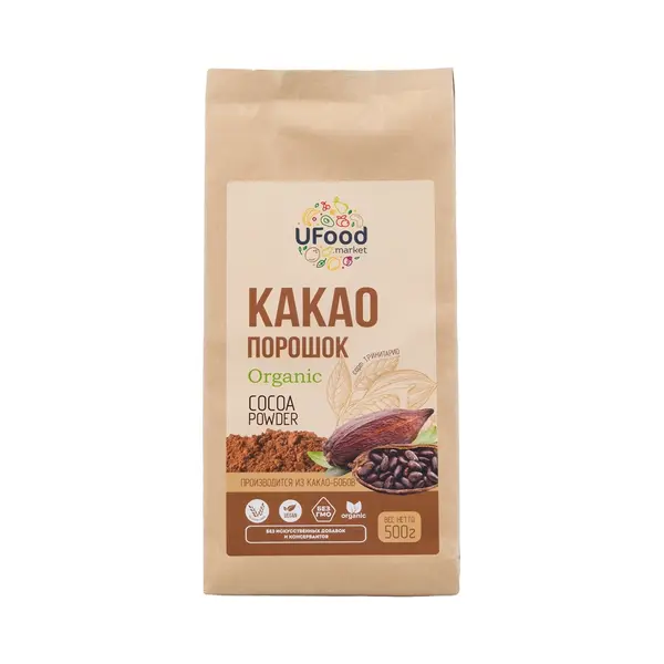 UFOOD MARKET Какао порошок (тринитарио) 500 гр.