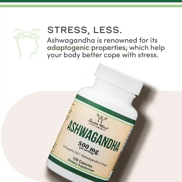 Double Wood Ashwagandha 120 cap.