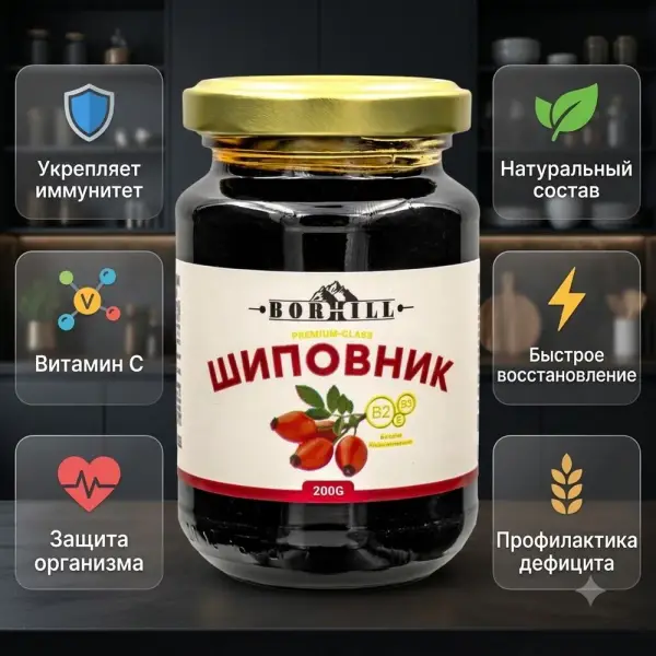 Borhill Итмұрын сұйық сығындысы ш/б 200 гр.*15 дана.
