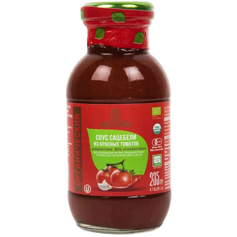 ORGANIC GEORGIAS NATURAL Сацебели из красных томатов 235 гр.