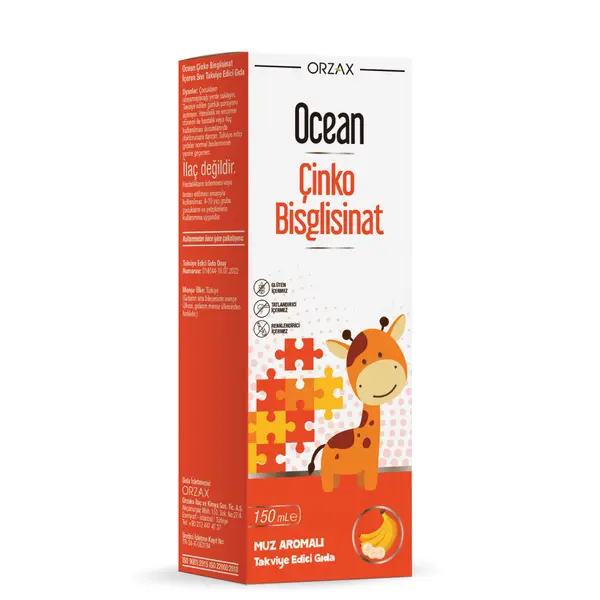 ORZAX OCEAN Zinc bisglycinate 150 мл.