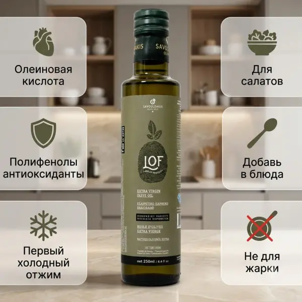 LOF Масло оливковое Extra Virgin Dorica (Греция) 250 мл.