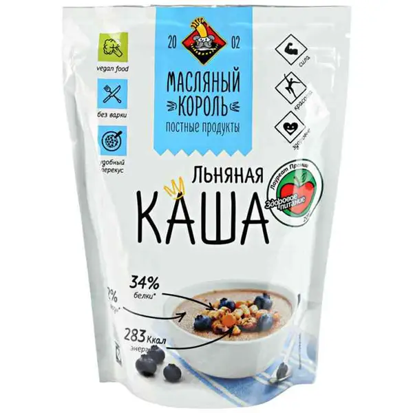 Масляный Король Каша льняная 300гр.
