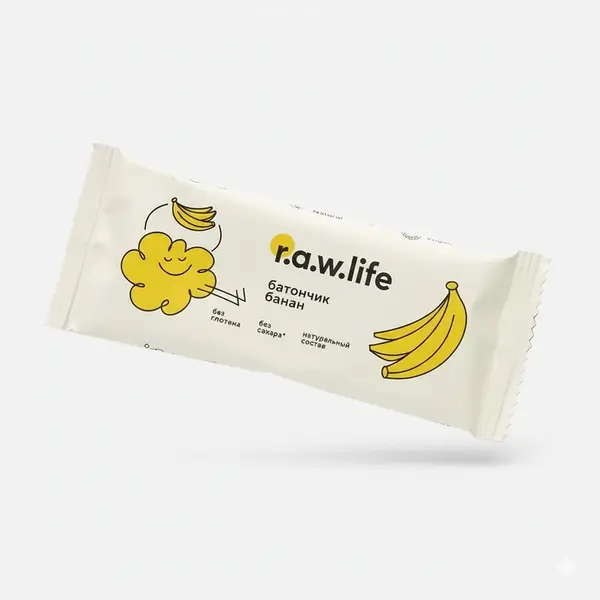 R.A.W. LIFE KIDS "Банан" жеміс-дәнді батоны 25 гр.