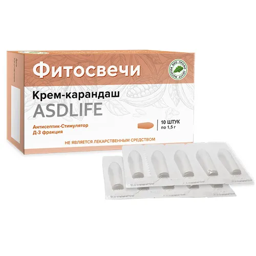 МБПЦ Fitosvechi ASDLIFE сыртқа қолдануға арналған косметикалық крем-қарындаштар